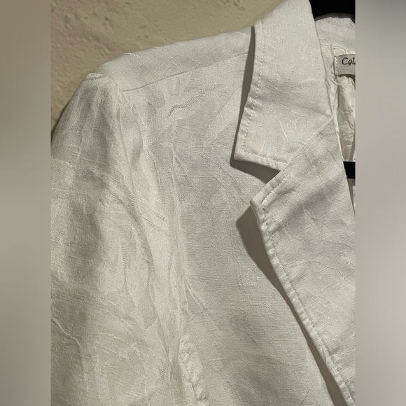 Coldwater Creek Floral White Blazer - Picture 3 of 7